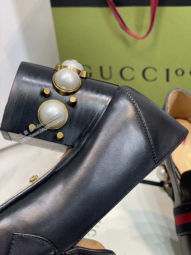 gucci古馳2022新色全新升級版本原版胎小牛皮女鞋單皮鞋 dx2908